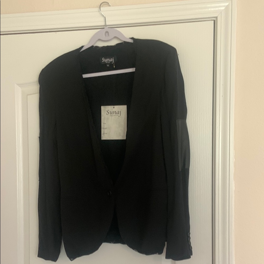 Sunaj Women's Black Jacket M NWT